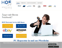 Tablet Screenshot of hof24.de